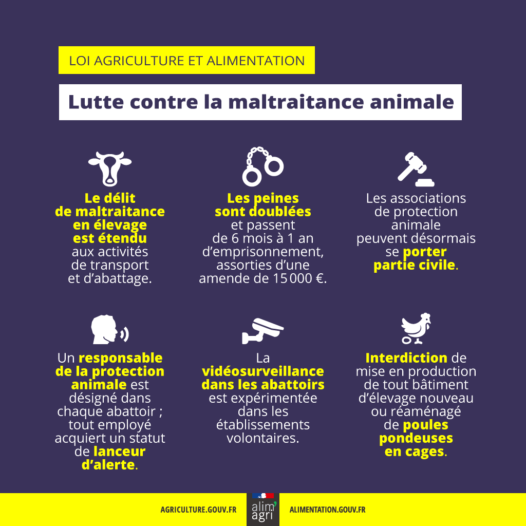 Les lois de protection animale